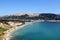 Baska, island Krk, Adriatic coast beaches, panorama, Croatia