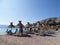 Baska,island Krk,Long beach by summer,Croatia