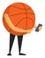 Basket ball using a smartphone