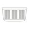 basket cleaning supply on white background