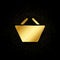 basket, ecommerce, shop gold icon. Vector illustration of golden particle background