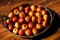 A basket of freshly picked apples. 2