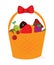 Basket fruits design