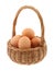 Basket full of eggs