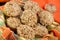 Basket of Pumpkin, Pecan and streusal muffins