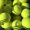 Basket of tennis balls