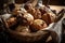 basket of warm, freshly baked gluten-free and vegan muffins