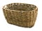 Basket in wattled from willow rods