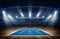 Basketball arena,3d rendering