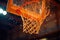 basketball backboard and net in basketball court, sport background concept, Basketball in basket, winning shot, AI Generated