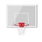 basketball backboard, ring, circle, point, sports equipment. vector