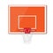basketball backboard. vector illustration