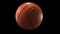 Basketball ball. Animation with alpha channel.