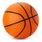 Basketball ball isolated on the white background