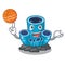 With basketball blue sponge coral the shape cartoon