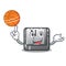 With basketball button N on a game character