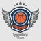 Basketball championship - vector emblem