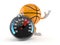 Basketball character with speed meter