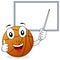 Basketball Character and White Board