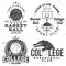 Basketball college club badge. Vector. Concept for shirt, print, stamp or tee. Vintage typography design with crocodile