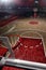 Basketball court. Sport arena. 3d render background.