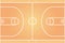 Basketball court vector