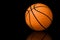 Basketball on Dark Background