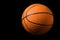 Basketball on Dark Background