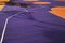 basketball field, orange-purple coating, synthetic surface arkings o field, markings, background, sports, excitement, training