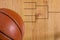 Basketball Final Four Bracket and Ball