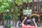 Basketball game at Pioneer Square, Seattle.