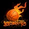 Basketball graffiti image