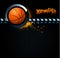 Basketball grunge background