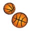 Basketball grunge illustration icon