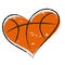 Basketball heart