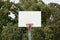 Basketball Hoop With White Backboard