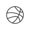 Basketball icon flat vector template design trendy