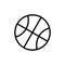 Basketball icon flat vector template design trendy