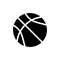 Basketball icon flat vector template design trendy