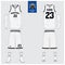 Basketball jersey, shorts, socks template for basketball club. Front and back view sport uniform. Tank top t-shirt mock up.