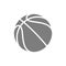 Basketball logo vector icon for streetball championship tournament, school or college team league. Vector flat basket ball