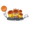 With basketball miniature orange sponge coral in character