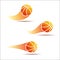 Basketball moving set