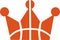 Basketball Pattern Crown