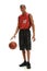 Basketball Player Dribbling Ball