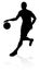 Basketball Player Sports Silhouette