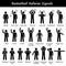 Basketball Referees Officials Hand Signals Cliparts