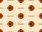 Basketball seamless pattern on orange background. Pixel style