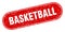 basketball sign. basketball grunge stamp.