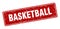 basketball sign. basketball grunge stamp.